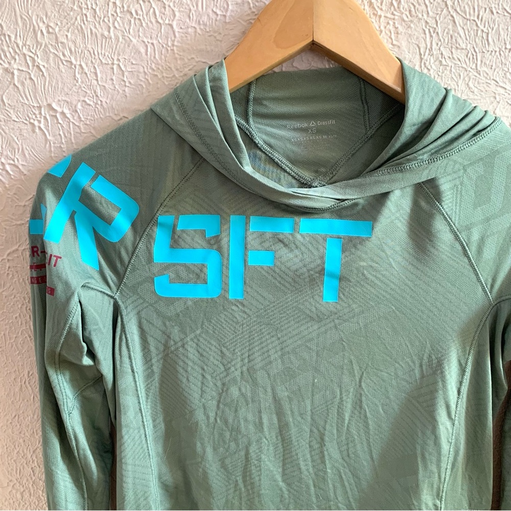 Women’s CrossFit green Hoodie size XS - Picture 2 of 9